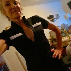 Black jumpsuit made by Cider. Size XS but has been altered a little smaller .